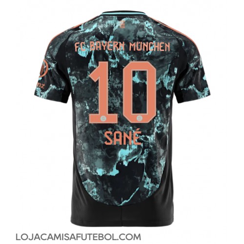 Camisa de Futebol Bayern Munich Leroy Sane #10 Equipamento Secundário 2024-25 Manga Curta